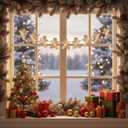 Therwen 4.6 ft Christmas Gingerbread Man Banner Metal Gingerbread Man Garland Vintage Christmas Tree Ornament for Mantle Wall Window Door Xmas Tree Decor Holiday Crafts