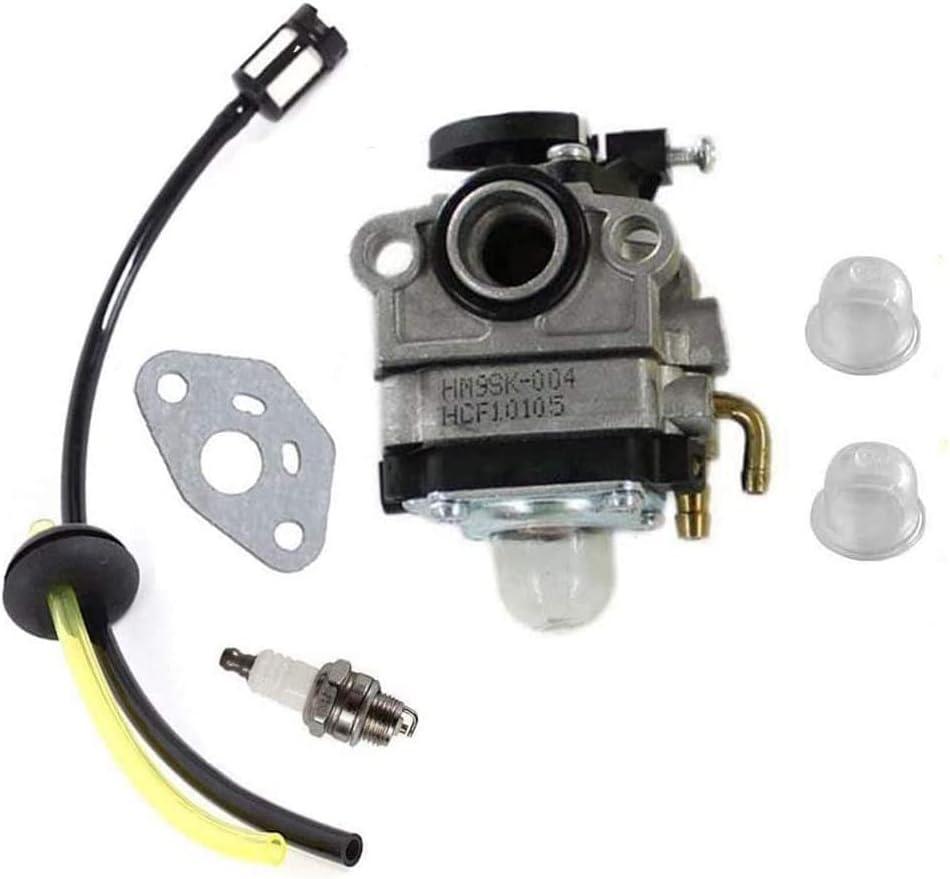 HURI Carburetor with Fuel Line Gasket for Craftsman 4 Cycle Mini Tiller 316.292711