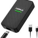 Wireless CarPlay Adapter for iPhone - Plug & Play Convert Factory Wired to Wireless CarPlay Dongle Cars for Apple iOS Device, Support Online Upgrade Wide Compatibility for Cars from 2017