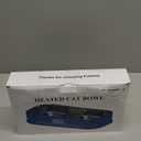 Heated Cat Bowl for Outdoor Cats, Outdoor Heated Pet Bowl with Raised Brackets to Protect Pet's Neck, 56 OZ Heated Water Food Bowls for Kitty Feral Cat, Provide Warm Water and Food in Winter. (Blue)