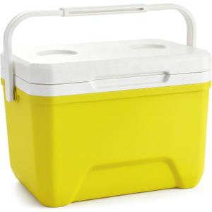 1 Pcs 6 Liter Mini Hard Cooler, Portable Cooler, Yellow