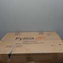 FYLICA Foldable Office Chair with PU Wheels and Smooth Armrest-Ergonomic Mesh Bouncing Back, Stackable Conference Room Chair, Office Guest & Reception & Meeting Chair (Black)