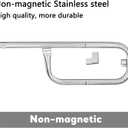 Uniflasy 60040 17 Inch Grill Burner Tube for Weber Q1200 Q1000 Q100 Q120 304 Stainless Steel Baby Q 386001 386002 516002, 516001, 50060001, 51060001 Gas Grills, for Weber Q Grill Parts 69957/41657