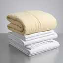 Duvet Cover Set King Size 7 Pieces Luxurious Soft Breathable 100% Egyptian Cotton Comforter Cover Set - 1 Duvet Cover 94"x 104", 2 Pillowcases 20"x 36"