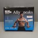 Ally Peaks Pull Up Bar for Doorway | Thickened Steel Max Limit 440 lbs Upper Body Fitness Workout Bar| Multi-Grip Strength for Doorway | Indoor Chin-Up Bar Fitness Trainer for Home Gym Portable (silver2)