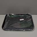 Carlisle FoodService Products Fast Food Cafeteria Tray 14" x 18", Durable Polypropylene with Slip-Resistant Surface, Stackable for Cafes and Schools, BPA-Free, Black Pack Of 2