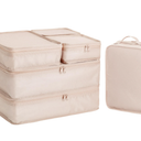 6 Set Packing Cubes for Travel, Gifts for Women Mom,Anti-Tearing Suitcase Organizer for Luggage with Shoe