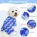 Bienbee Dog Pajamas, 4 Pack Dog Recovery Suit Shedding Suit Cute Soft Puppy Clothes Dogs Pjs Onesies Jammies Adjustable Breathable & Stretchy Clothes for Small Medium Large Dogs Girl Boy Puppy-2XL