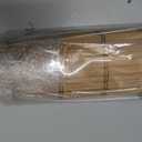 UNISHADES No Drill Cordless Bamboo Roman Shades, 24×64 in, Sand Tan