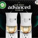 Air Wick Plug in Device, Advanced Gadget Room Fresheners for Home, 2 Count, White