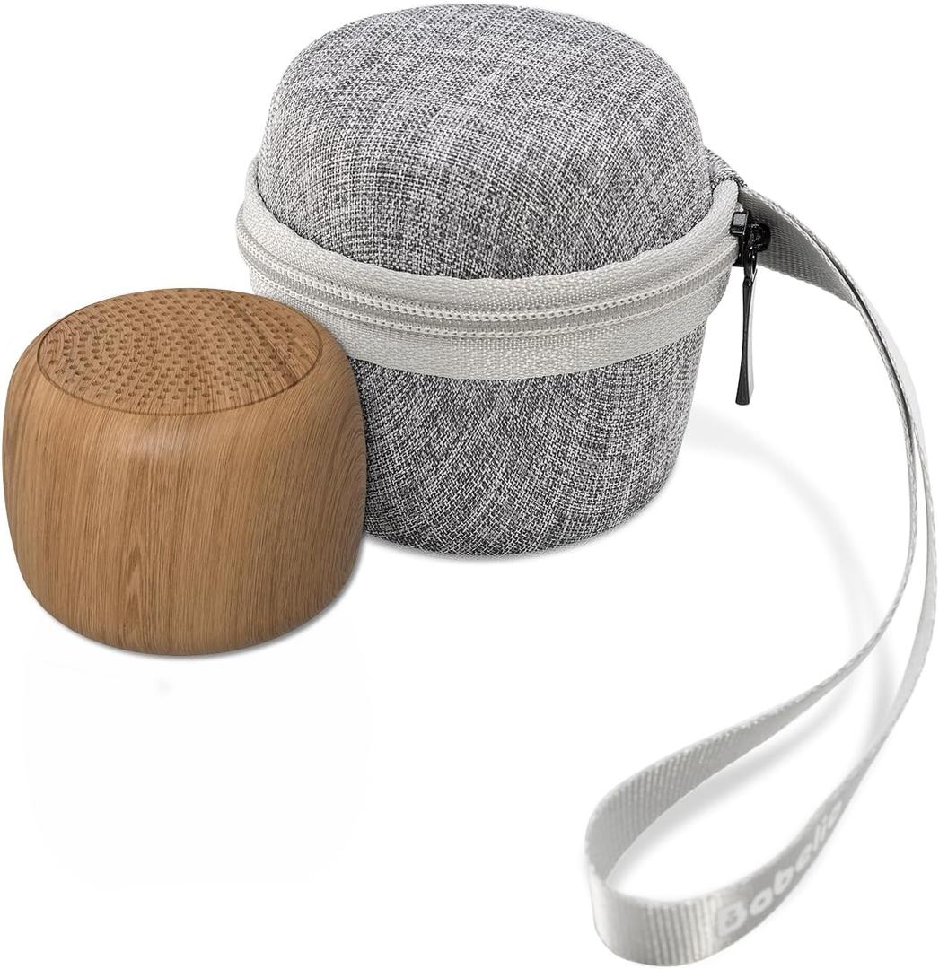 Babelio White Noise Sound Machine for Adults Kids Baby, Mini, 15 Non-looping Sounds, Timer, Memory Function, Easy to Pocket and Travel (Woodgrain)