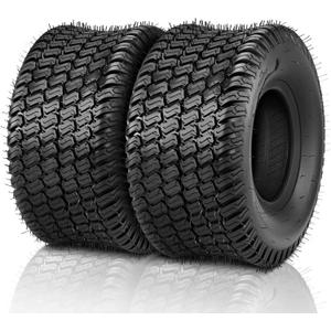 TUFFIOM 20x10.00-8 Lawn Mower Tires, Lawn Tractor Tires, 1190 lbs Capacity Garden Tires, 4PR/Ply Tubeless, Set of 2, Compatible With Most Lawn & Garden Utility Vehicles