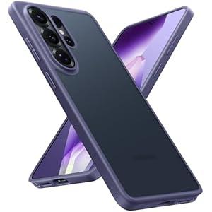 TORRAS for Samsung Galaxy S26 Ultra Case, [12FT Military-Grade Protection] Slim Case for Samsung S26 Ultra Case Thin, Matte Translucent Purple, Thin, 6.9'' Guardian Series