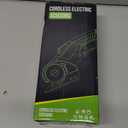 Cordless Electric Scissors: 4V Rechargeable Rotary Cardboard Cutter, 3000mAh Battery, with LED Light, 2 Blades, Box Cutter for Fabric Carpet Carton Plastic Leather Cloth