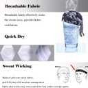 2 x HEROBIKER Sweat Wicking Skull Cap Beanie Bandana Helmet Liner Outdoor Running Adjustable Breathable Quick Drying (Medium, Yellow)