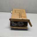 Calmootey Double Rods Clothes Garment Rack, Rolling Clothing Rack for Hanging Clothes, Coat Storage, Organizer for Bedroom, Livingroom, Apartments, Black