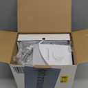 Bathroom Exhaust Fan, 6 inch Silent Ceiling and Wall Mount Ventilation Fan with Anti-Backflow Check Valve, Balanced Air Solution, for Tub Shower Enclosure, 110V (Square)