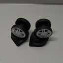 2 Pcs Luggage Wheels Replacement - Plastic Luggage Wheels, 360 Degree Rotation Spinner Suitcase Wheel, Resistant for Most Suitcase Repair