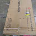 KELRIA 6ft x 6ft Outdoor Metal Storage Shed with Metal Floor Base,Metal Outdoor Storage Sheds with Sliding Doors, Large Garden Shed Outdoor Utility Tool Shed with Pent Roof for Backyard Lawn, Coffee