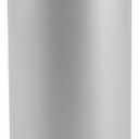 iDesign Freestanding Bathroom Toilet Paper Storage Holder with Lid for 3 Extra Rolls, Silver