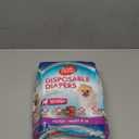 Simple Solution Disposable Dog Diapers, Female Dog Diapers, Puppy Potty Training, Incontinence and Heat Cycle Protection, Extra Small Diapers for Dogs, 9-14 Inch Waist, 30 Count