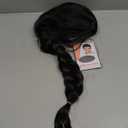 Black Brown Long Braid Witch Wig for Women Halloween Costume Party Wig