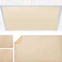 2pcs Fluorescent Light Covers - Light Covers for Ceiling Lights Classroom, Magnetic Light Filters for Office, Hospitals, Home 4 x 2 Feet (warm yellow)