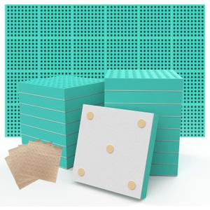 Acoustic Foam Panels, Sound Proof Foam Panels for Walls, Soundproofing Absorbing Panels Studio Noise Absorbing for Studio, Office, Home, 12" X 12" X 12"