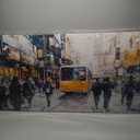 AIXMGSJS Canvas Wall Art Decor Large Wall Art for Living Room Modern Oversized Wall Art Prints Abstract Canvas Art Wall Decor City Life Pictures Decorations Artwork for Walls Home Room Decor 29"X58"