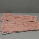 12x20 Throw Pillow Covers Set of 2, Decorative Faux Fur Covers for Bed, Couch Soft Fluffy Pillow Cover with Velvet Back for Living Room, Neutral Home Dcor Accent for Sofa - Pink