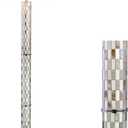 JONATHAN Y JYL1057A Liam 63.5" Seashell Mosaic LED Floor Lamp, Coastal, Traditional, Elegant, Foot-Step-Switch, Office, Living Room, Family Room, Dining Room, Bedroom, Cream