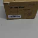 Zoofen Luggage Replacement Wheels 2 pcs Suitcase Replacement Wheels Wear-Resistant Luggage Wheels for Most Suitcase Repair (Silver)