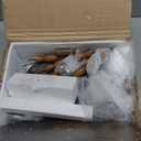 MaxSmeo Side Table, 3-Tier Small End Table, Modern Oval Night Stand Accent Table for Living Room, Bedroom, Rustic Brown