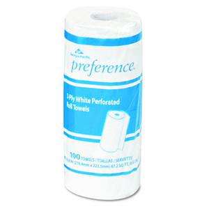 Georgia Pacific Professional 27300 Perforated Paper Towel, 8 4/5 x 11, White, 100 Per Roll (Case of 30 Rolls)