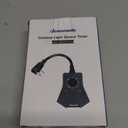 DEWENWILS Light Timer Outdoor Weatherproof Christmas, Heavy Duty 3-Prong Grounded Outlet, Dusk to Dawn and 2/4/6/8 Countdown Timer for String Light, UL Listed