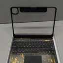 360 Degree Rotating Clear Case with Keyboard with Smart Trackpad Compatible for iPad 10.2 (2021)/(2019)/(2020) (iPad 10.2)