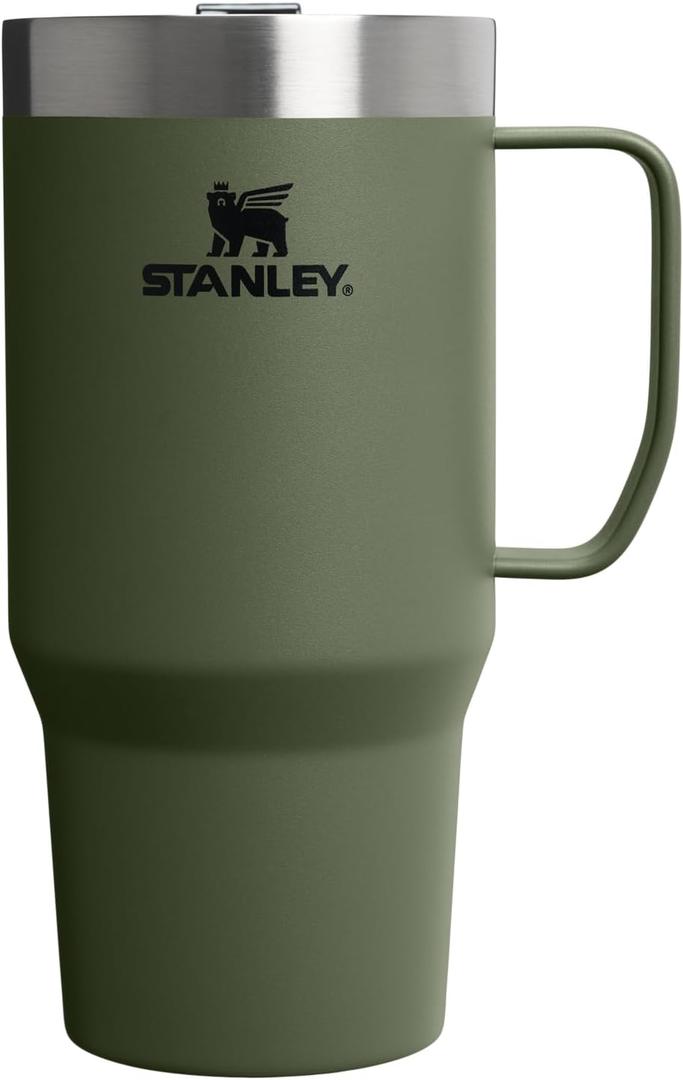 STANLEY The Everyday Suburban Mug | 24 oz | Drink Through Lid | Cup for Coffee, Tea and Drinks | Insulated Stainless Steel Coffee Mug | BPA-Free | Dried Pine
