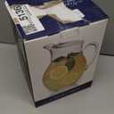 Mikasa Napoli Clear Glass Beverage Pitcher, 70 Ounce Capacity, Durable and Elegant Design for Serving Water, Iced Tea, or Cocktails