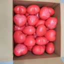 Meooeck 24 Pcs Easter Christian Heart Stress Balls Bulk 2.76'' John 3: 16 Stress Relief Balls Jesus Bible Quotes Religious Gifts for Church Sunday School First Communion Party Favors (Red)