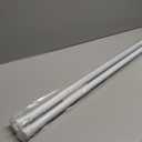 2 Pack Shower Curtain Rod 56-104 Inch, 1"Diameter Spring Long Adjustable Tension Curtain Rods for Bathroom Windows Closet No Drilling No Rust, White