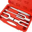 Ball Joint Separator Set | 5PCS Pickle Fork Splitter Kit Tie Rod Tool Set Ball Joint Tie Rod Pitman Arm Remover Separator Set for Cars and Light Trucks