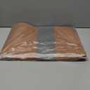 MOSAYT Vinyl Placemats Set of 6-12 X 17 Inch - Faux Leather 100% Waterproof Oil-Proof Wipeable PU Place Mats, Heat Resistant Reversible Table Mats for Kitchen, Dining, Outdoor (Reddish Brown)