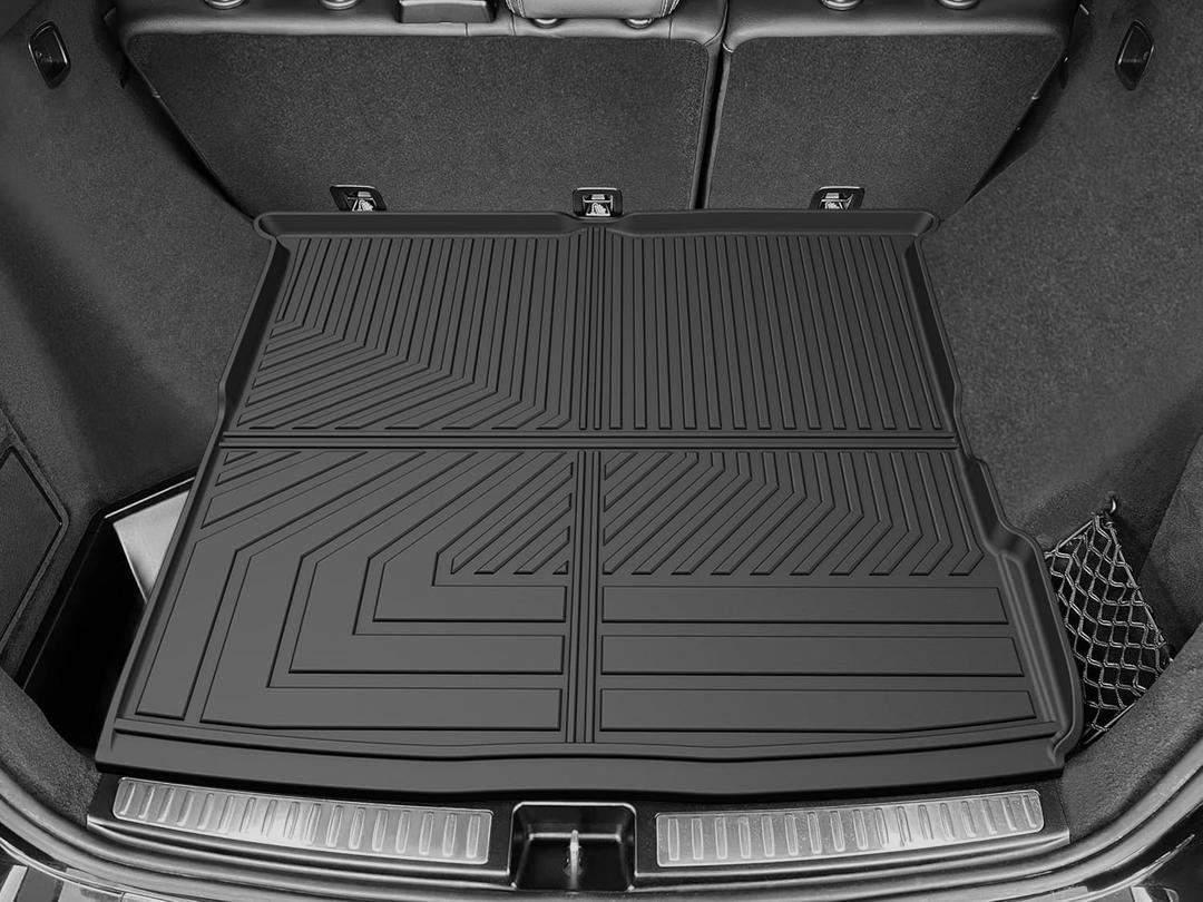 Cargo Liner Compatible with Mercedes-Benz GLE 2016-2019  Benz ML 2012-2015 Trunk Mat - All Weather Trunk Liner Custom Fit GLE Class GLE350 GLE43 GLE63 ML350 ML550 ML63 Cargo Liners