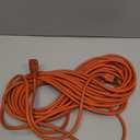 Amazon Basics 100 foot 3-Prong Vinyl Indoor/Outdoor Extension Cord - 10 Amps, 1250 Watts, 125 VAC - Orange