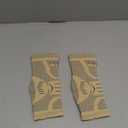 INDEEMAX Copper Infused Ankle Brace for Sprained Ankle, Ankle Compression Sleeve Ankle Support for Women & Men, Achilles Tendonitis Brace, Skin Silver, M (2 Pack Skin Silver New)