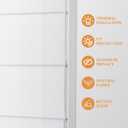 No Drill Cordless Roman Shades for Windows No Tools Roman Shades, Blackout Fabric Blinds for Indoor Windows, UV Protection, Privacy, Thermal Insulation Roman Blinds, Easy to Install