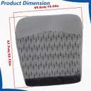 WFLNHB Cloth Driver Side Bottom Seat Cover Gray Replacement for F250 F350 F450 F550 XLT 1999 2000