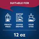 Lavazza Opera Intenso Ground Coffee 12oz Bag, Dark Roast, Bold and Balanced Taste, Intensity 4/5, Arabica and Robusta, Ideal for Drip Brewers, (Pack of 1) - Package May Vary