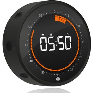 Digital Visual Timer, 60 min Countdown & Count up, Large Screen for Kids & Senior, Magnetic, Kitchen Cooking, Gym, Classroom, Productivity time Management Tool for Autism & ADHD