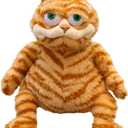 Fat Orange Plush Cat Toy - Soft Stuffed Animal for Kids - Ideal Christmas & Birthday Present - 11.8/17.7 Inches